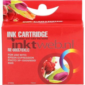 FLWR - Epson 378XL - Inktcartridge - Cyaan - Huismerk