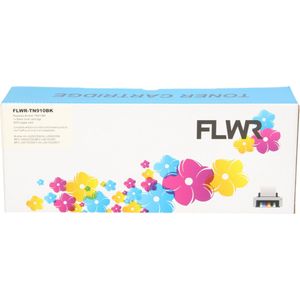 FLWR - Toner - TN-910BK - Zwart - Geschikt voor Brother - 9000 Pagina's