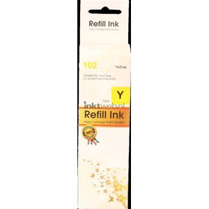 Epson - Ecotank Inktcartridge - Geel - Huismerk - Hoge Kwaliteit