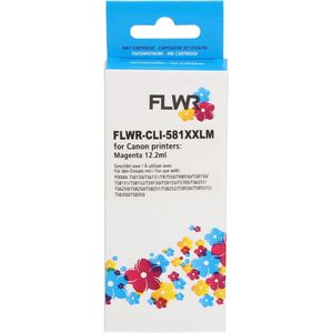 FLWR - CLI-581XXL - Inktcartridge - Magenta - Compatible XXL