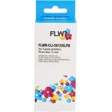 FLWR - CLI-581XXL - Inktcartridge - Blauw - Compatible XXL