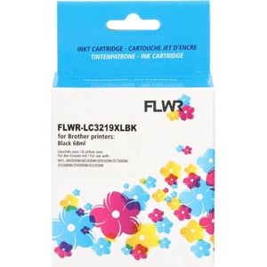 FLWR - LC-3219XLBK - Inktcartridge - Zwart - Huismerk