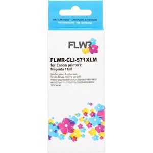 FLWR - CLI-571XL - Inktcartridge - Magenta - Huismerk - Compatible