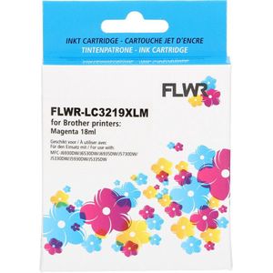 FLWR Brother LC-3219XLM magenta (FLWR-LC3219XLM) - Inktcartridge - Huismerk (compatible)