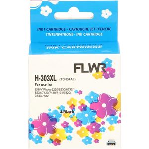 FLWR - HP 303XL - Inktcartridge - Zwart - Huismerk