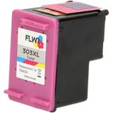 FLWR - Inktcartridges / 303XL / 2-pack Zwart & Kleur - Geschikt voor HP