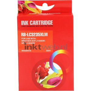 Huismerk - LC-3235M - Inktcartridge - Magenta - Compatibel