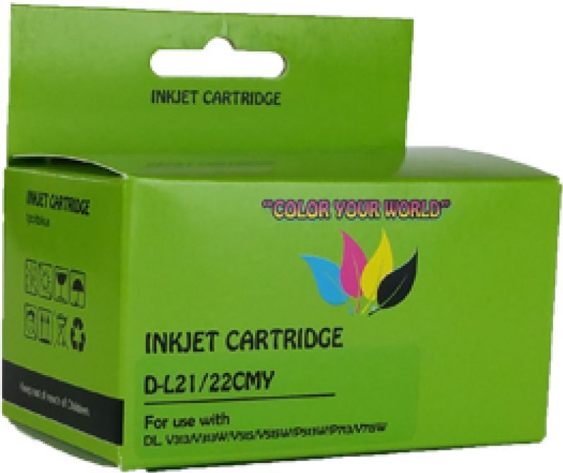 Huismerk Dell 22 / 592-11329 kleur (FLWR-2122C) - Inktcartridge - Huismerk (compatible)