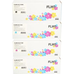 FLWR - 44469803 - Toner 4-pack - Zwart & Kleur - Totaal pagina bereik 11500