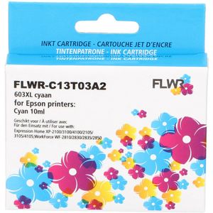 FLWR - Epson 603XL - Inktcartridge - Cyaan - Huismerk (compatible)