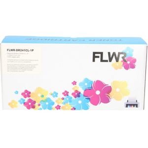 FLWR - DR-241 - Drum - Zwart en Kleur - Huismerk (compatible) - 4 Stuks