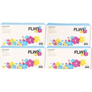 FLWR - Toner /Geschikt voor Brother TN-241 / TN-245 / 4-pack Zwart & Kleur