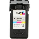 FLWR - Inktcartridge / CL-561XL / Kleur - Geschikt voor Canon