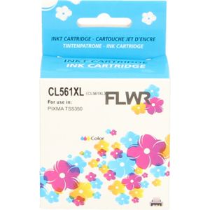 FLWR - Inktcartridge / CL-561XL / Kleur - Geschikt voor Canon