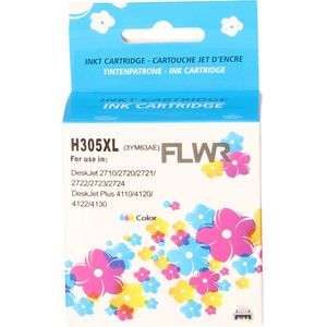 FLWR - Cartridges / HP 305XL / kleur / Geschikt voor HP
