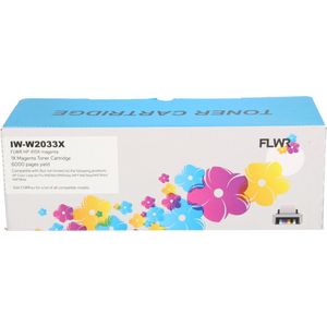 FLWR - 415X - Toner - Magenta - Geschikt voor HP - 600 Pagina's
