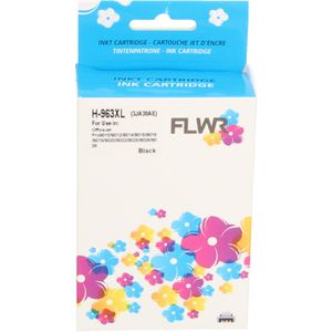 FLWR - Inktcartridge / 963XL / Zwart - Geschikt voor HP
