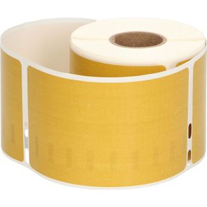 FLWR Dymo 99014 Adreslabel groot goud (FLWR-99014-Gold) - Labels - Huismerk (compatible)