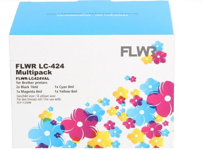 FLWR - LC-424 Inktcartridges - 5 Stuks - Hoge Kwaliteit