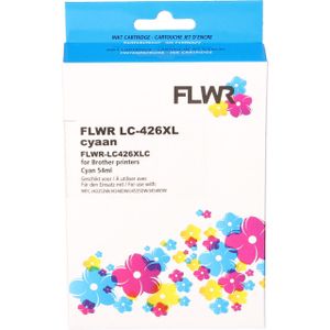 FLWR - LC-426XL - Inktcartridge - Cyaan - Huismerk (compatible) - 5000 pagina's