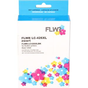 FLWR - LC-426XL - Inktcartridge - Zwart - Huismerk - Hoge Capaciteit