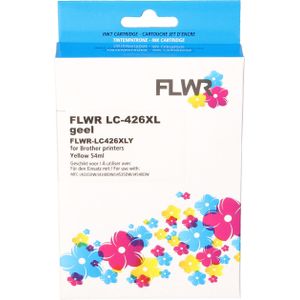 FLWR - LC-426XL - Inktcartridge - Geel - Huismerk - Hoge Capaciteit