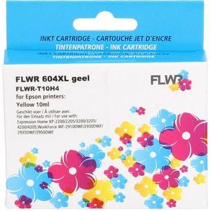 FLWR - Epson 604XL - Inktcartridge - Geel - Huismerk (compatible)