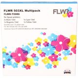 FLWR - 503XL - Inktcartridge Multipack - Zwart en Kleur