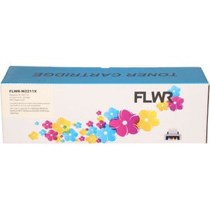 FLWR HP 207X cyaan (FLWR-W2211X) - Toners - Compatible XXL