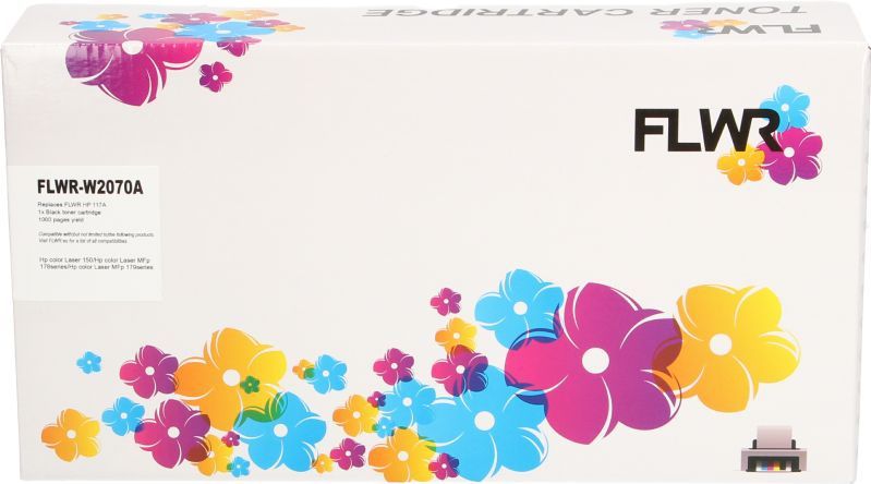 FLWR HP 117A zwart (FLWR-W2070A) - Toners - Huismerk (compatible)