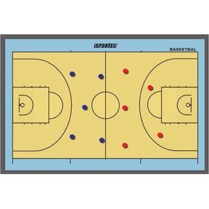 Magnetisch Coachbord Basketbal 90 x 60 cm