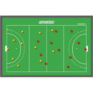 Magnetisch Coachbord Hockey 60 x 45 cm