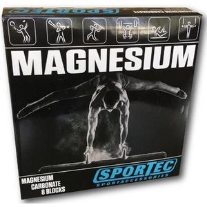 Sportec magnesium blokken - 8 stuks