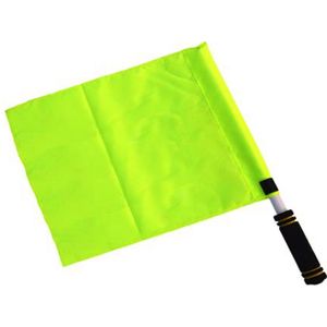 Sportec Grensrechtervlag Set - Fluor Geel - effen - 2 Stuks