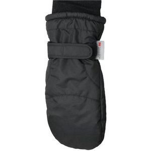 Gloves&Co Thinsulate wanten - zwart - kindermaat M/L