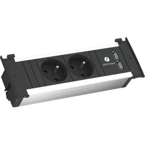 Jeffergarden Prise Murale USB, Prise de Commande de Commutateur à 4 Ports 5V 2.1A/1A 4100mA