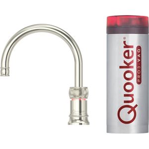 Quooker Kokendwaterkraan Classic Round - Pro-3 - Nikkel Glans