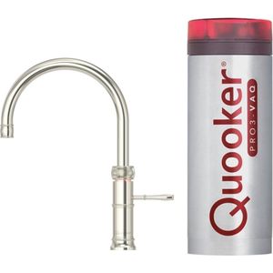 Quooker Classic Fusion Round - Pro-3 - Nikkel Glans