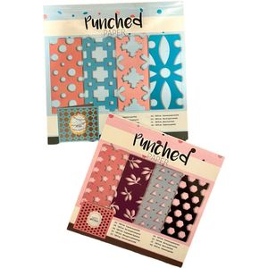 Voorgestanst knutselpapier - 25 vellen per blok - Punched Paper  - kaarten maken - Ideaal voor knutselwerk!