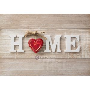 Afbeelding op acrylglas - Home sweet home, 3 maten