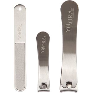 Yolora - Nagelset - Roestvrij Staal - Inclusief Nageltang en Vijl