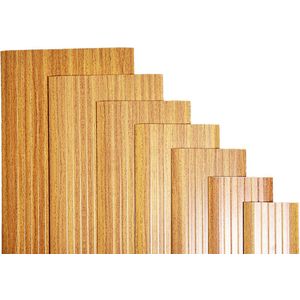 Drempelvervanger 3 x 170 x 1000 mm - Aluminium met Eiken houtlook - Drempelhulp