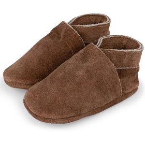 Baby Dutch - Flower Power - Babyslofjes - Paars - Leer