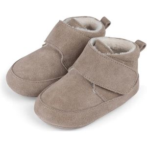 Baby Dutch - River Schoentjes - Sand - Suède - Klittenbandsluiting