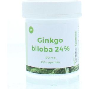 Natuurapotheek Ginkgo biloba 24% 100 mg 100 capsules