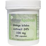 Natuurapotheek Ginkgo biloba 24% 160 mg 250 capsules