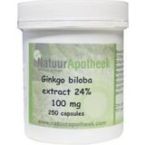 Natuurapotheek Ginkgo biloba 24% 160 mg 250 capsules