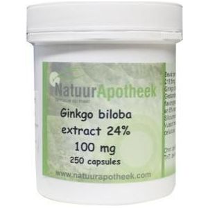 Natuurapotheek Ginkgo biloba 24% 160 mg 250 capsules