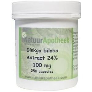 natuurapotheek Ginkgo biloba 24% 160 mg 250 Capsules