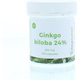 Natuurapotheek Ginkgo biloba 24% 200mg  100 capsules